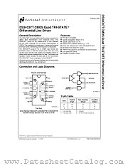DS34C87T datasheet pdf National Semiconductor