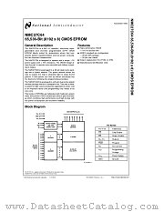 NMC27C64 datasheet pdf National Semiconductor