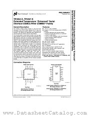 TP3057-X datasheet pdf National Semiconductor