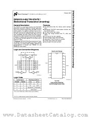 DP8307A datasheet pdf National Semiconductor