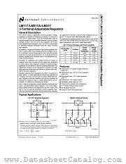 LM117 datasheet pdf National Semiconductor