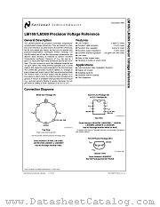 LM169 datasheet pdf National Semiconductor