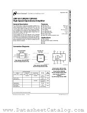 LM6265 datasheet pdf National Semiconductor