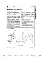 LM194 datasheet pdf National Semiconductor