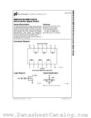 MM54HC05 datasheet pdf National Semiconductor
