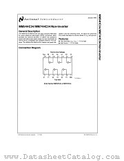 MM74HC34 datasheet pdf National Semiconductor