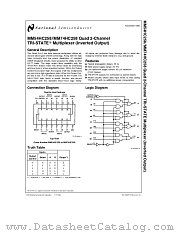 MM74HC258 datasheet pdf National Semiconductor