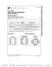 54F38 datasheet pdf National Semiconductor