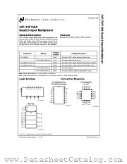 74F158A datasheet pdf National Semiconductor