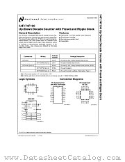 54F190 datasheet pdf National Semiconductor