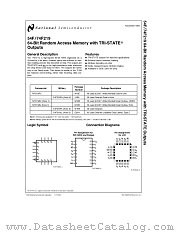 54F219 datasheet pdf National Semiconductor