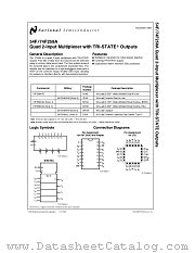 74F258A datasheet pdf National Semiconductor