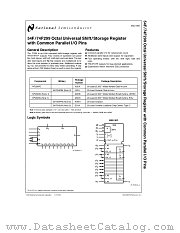 74F299 datasheet pdf National Semiconductor