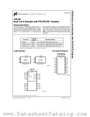 74F539 datasheet pdf National Semiconductor