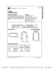 74F583 datasheet pdf National Semiconductor