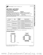 74F652 datasheet pdf National Semiconductor