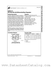 DS96177 datasheet pdf National Semiconductor