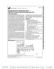 HPC46164 datasheet pdf National Semiconductor
