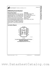 DS9622 datasheet pdf National Semiconductor