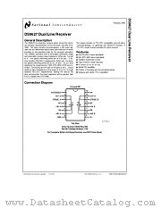 DS9627 datasheet pdf National Semiconductor