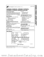 COP988CL datasheet pdf National Semiconductor