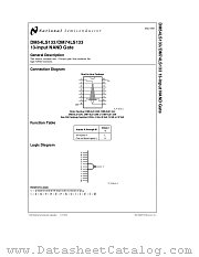 DM74LS133 datasheet pdf National Semiconductor