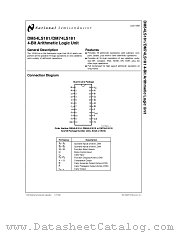 DM74LS181 datasheet pdf National Semiconductor