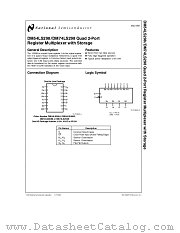 DM74LS298 datasheet pdf National Semiconductor