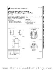 74AC109 datasheet pdf National Semiconductor