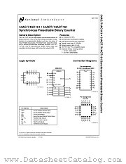 74ACT161 datasheet pdf National Semiconductor