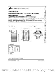 54AC540 datasheet pdf National Semiconductor