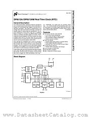 DP8572AM datasheet pdf National Semiconductor
