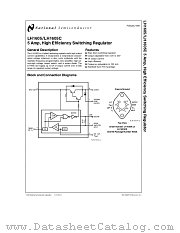 LH1605 datasheet pdf National Semiconductor