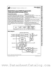 NS32CG821A datasheet pdf National Semiconductor