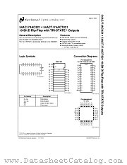 54AC821 datasheet pdf National Semiconductor