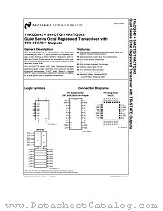 74ACTQ543 datasheet pdf National Semiconductor