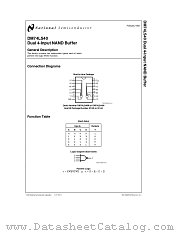 DM74LS40 datasheet pdf National Semiconductor