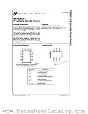 DM74LS196 datasheet pdf National Semiconductor