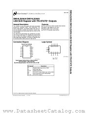 DM74LS295A datasheet pdf National Semiconductor