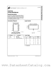 54LS152 datasheet pdf National Semiconductor
