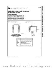 54LS168 datasheet pdf National Semiconductor
