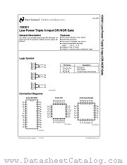 100301 datasheet pdf National Semiconductor