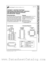 54ACTQ657 datasheet pdf National Semiconductor