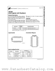 74F794 datasheet pdf National Semiconductor