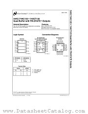 54AC125 datasheet pdf National Semiconductor