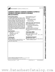 COP680C datasheet pdf National Semiconductor