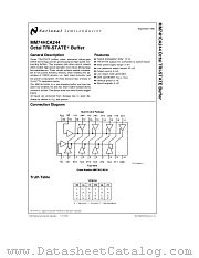 MM54HCA244 datasheet pdf National Semiconductor