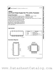 100391 datasheet pdf National Semiconductor