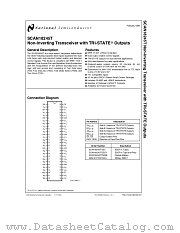 SCAN18245T datasheet pdf National Semiconductor