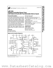 LMC1982 datasheet pdf National Semiconductor